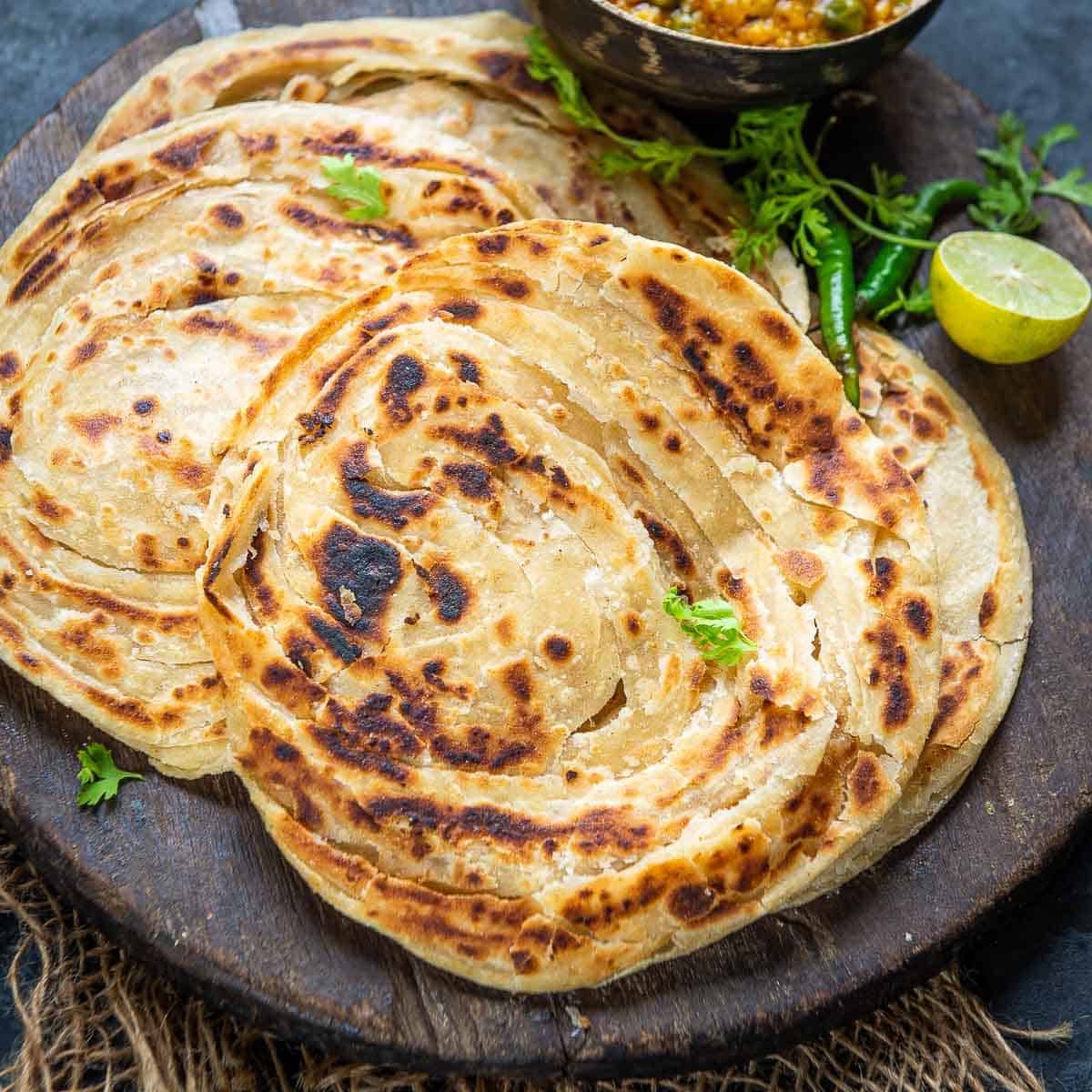 Lacha paratha